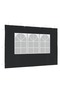 Party Tent Sidewall 2 pcs with Window PE Anthracite - 5