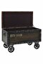 Storage Bench Solid Wood and Artificial Leather 80.5x41x50 cm - 2