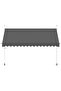 Manual Retractable Awning 400 cm Anthracite - 2