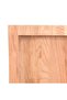 Table Top Light Brown 120x50x(2-4)cm Treated Solid Wood Live Edge - 7