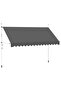 Manual Retractable Awning 400 cm Anthracite