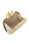 Women's Gold Chain Strap Piece Mini Box Straw Evening Dress Bag 26Sbd2955Ts - 4