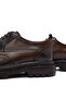 Men's Brown Lace-Up Thick Sole Leather Casual Shoes 25Wfd760518 - 8
