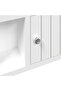 Key Cabinet White 40x8.5x20 cm Engineered Wood&Steel - 8