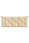 Garden Bench Cushions 2pcs Beige 100x50x7 cm Oxford Fabric - 4