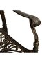 3 Piece Bistro Set Cast Aluminium Bronze - 8