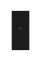 Wardrobe Black 80x52x180 cm Engineered Wood - 2