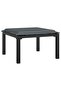 7 Piece Garden Lounge Set Black and Grey Poly Rattan - 7