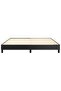 Box Spring Bed Frame Black 180x200 cm Super King Faux Leather - 4
