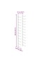 Wall-mounted Wine Rack for 24 Bottles Black Iron - 8