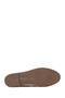 Women's Beige Buckle Leather Masculine Loafer 26Pfd350318 - 5