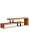 TV Stand Solid Acacia Wood - 4
