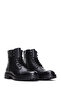 Black Leather Men's Casual Boots - Zippered 24wfd7002ft - 4