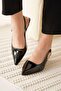 Black patent leather women's shoe tr16ms03d - 6