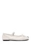Women's Beige Fabric Mesh Summer Ballerina Shoes 25Sfe40226F - 2