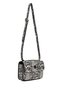 Women's Gray Long Strap Patterned Crossbody Bag 25Abd243526 - 6