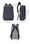 D-Pack Unisex Gray Technical Fabric Hardcase Backpack 23Sbd3012Hc - 2