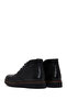 Men's Black Lace-Up Leather Boots 25Wfd6104Ft - 6