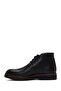 Men's Black Lace-Up Leather Boots 25Wfd6104Ft - 3