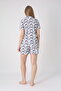 Women's 100% Cotton Short-Sleeve Shorts Pajamas Set 19123 - 6