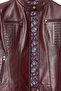 Marlyn Women's Burgundy Leather Jacket 24Wge 513347 - 4