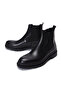 Men's Black Leather Chelsea Boots 25Wfd630118 - 4