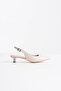 Beige Patent Leather Women's Shoes Tr16Ms03E - 2