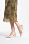 Beige Patent Leather Women's Shoes Tr16Ms03E - 5