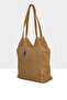 Mink Women's Leather Strap Large Tote Straw Bag M000008754 - 2