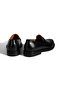 Men's Black Leather Loafer - 8