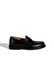 Men's Black Leather Loafer - 2