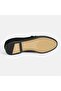 Women's Black Suede Loafer with Metal Accessories - 4