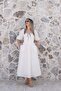 Ecru Lace Detailed Romantic Dress