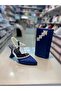 Shah Satin Stone Heeled Shoes - 2
