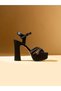 Kriste Bell Double Platform Stoned Stylish Women's Heeled Shoes - 4