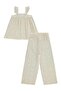 Palm Tree Patterned Set for 6-9 Years - Ivory - 2