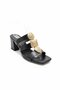 Vollex Buckle Stylish Women's Heeled Slippers - 2