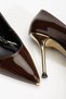 Hco Metal Front Metal Heel Stylish Women's Heeled Shoes - 2