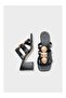Vollex Buckle Stylish Women's Heeled Slippers - 5