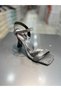 Serrace Silvery Special Design Stylish Women's Heeled Shoes - 3