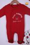 100% Cotton Strawberry 2-Piece Overalls, Apron, Beret Set of 4 23611 - 2