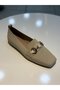 Vollex Buckle Stylish Women's Knitwear Ballerinas - 4
