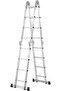 Multi-Purpose Foldable Ladder - (4x 4 Silver) - 4