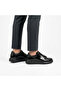 BLACK GENUINE LEATHER Patent Leather UNISEX SNEAKER SHOES - 6