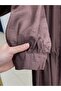 Zafire Buttoned Robal Strawberry Dress-Bn4603 Coffee - 5