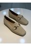 Vollex Buckle Stylish Women's Knitwear Ballerinas - 2