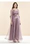 Tulle Long Maternity Evening Dress - 2