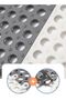 12 Pack Interlocking Non Slip Drainage Floor Tiles, 30 X 30 cm Soft PVC Bath Shower Floor Mat, Drainage Holes for Bathroom, Kitchen, Pool, Wet Areas - 3