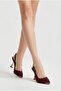 Serrace Women's Stylish Heeled Shoes with Open Back and Metal Buckle - 2