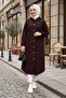 Dilra Hooded Cashmere Cap 1632 - Burgundy - 3